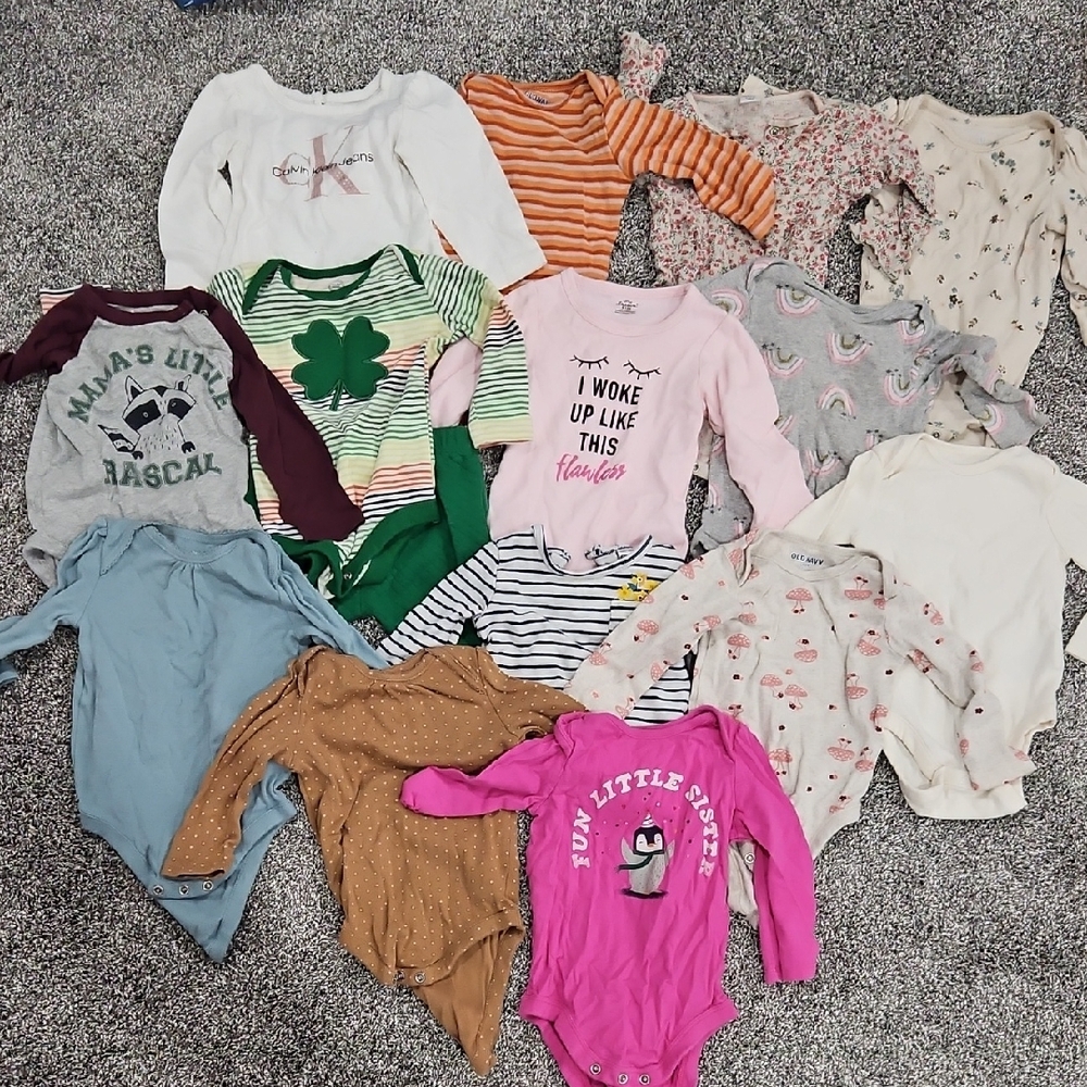 12 Month Baby Girl Long Sleeve Set
